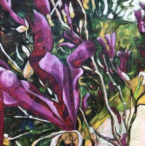 Lebendiges Blumenabstrakt
