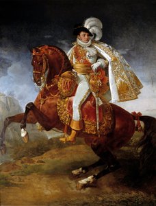 Reiterporträt von Jerome Bonaparte (1784-1860), König von Westphalen