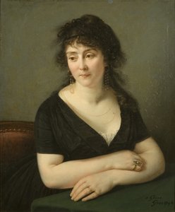 Porträt von Madame Bruyere von Baron Antoine Jean Gros