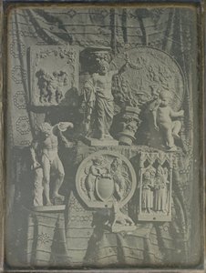Stillleben mit Gipsabgüssen von Baron Armand Pierre Séguier