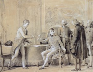Die Unterzeichnung des Konkordats zwischen Frankreich und dem Heiligen Stuhl, 15. Juli 1801