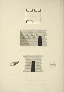 Haus des Inka in Callo im Königreich Quito, gezeichnet von Gmelin, graviert von Bouquet, Illustration aus "Vues des Cordillères et Monumens des Peuples Indigènes de l