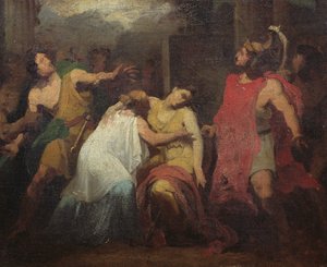 Studie für den Tod der Lucretia