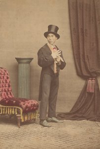 [Studio-Porträt eines japanischen Mannes in westlicher Kleidung], 1880er von Baron Raimund von Stillfried