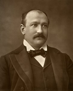 Der britische Schauspieler Augustus Harris in Human Nature von Barraud