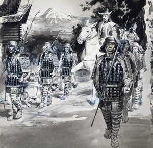 Asiatische Krieger von Barrie Linklater