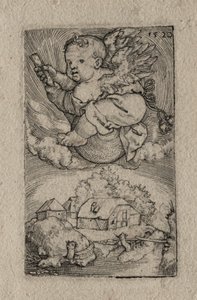 Genius reitet auf einer Kugel von Barthel Beham