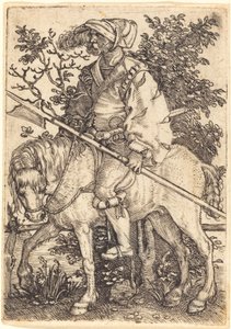 Hellebardier zu Pferd von Barthel Beham