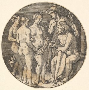 Urteil des Paris Kopie, 16. Jahrhundert von Barthel Beham