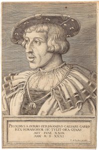 Porträt von Kaiser Ferdinand I, 1503-1564, 1531 von Barthel Beham
