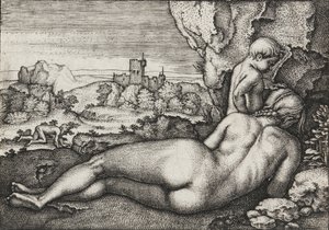 Die Buße des Heiligen Johannes Chrysostomus von Barthel Beham
