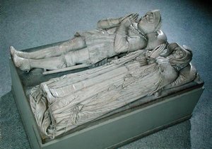 Efigien von Anne de Montmorency (1493-1567) und Madeleine von Savoyen (1510-86), ca. 1567 und ca. 1586 von Barthelemy Prieur