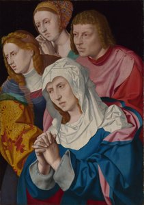 Die Jungfrau, der heilige Johannes, die heilige Maria Magdalena und eine heilige Frau, ca. 1535
