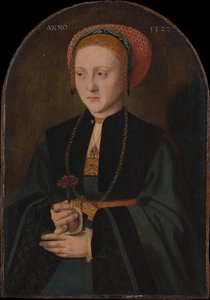 Porträt einer Frau, 1533 von Bartholomaeus Bruyn the Elder