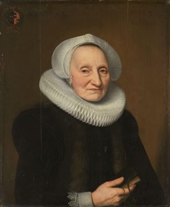Porträt von Belia Claesdr (1566-nach 1652) von Bartholomeaus Sarburgh