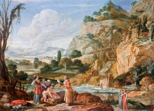 Die Auffindung des Moseskindes durch die Tochter des Pharao