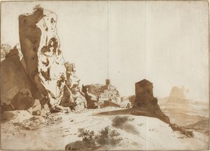 Die fantastischen Felsen und das Schloss von Bomarzo [recto]