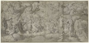 Die Hochzeit von Amor und Psyche von Bartholomeus Spranger