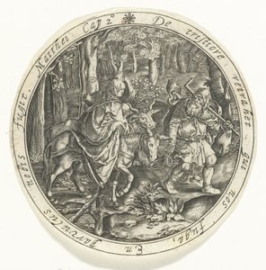 Flucht nach Ägypten von Bartholomeus Willemsz. Dolendo