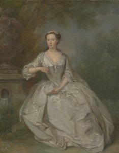 Eine Dame mit einem Buch, ca. 1730-40 von Bartholomew Dandridge