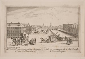 Frederiksholms Kanal, links Prinzenpalais