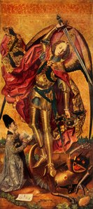 Der heilige Michael triumphiert über den Teufel, 1468, 1946 von Bartolomé Bermejo