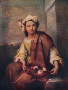 Das Blumenmädchen, 1665-70 von Bartolomé Esteban Murillo