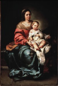 Jungfrau des Rosenkranzes von Bartolomé Esteban Murillo