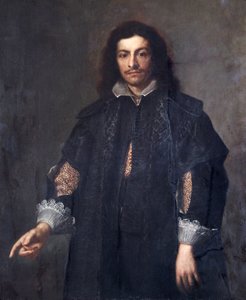 Ein unbekannter Mann, Mitte der 1650er Jahre von Bartolomé Esteban Murillo