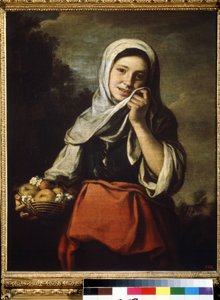 Mädchen verkauft Obst von Bartolomé Esteban Murillo