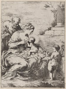 Die Heilige Familie mit dem Heiligen Johannes