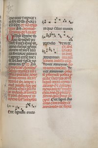 Missale: Fol. 148: Musik für Ecce lignum cruces..., 1469