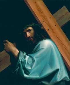 Christus trägt das Kreuz, von Montagna, Bartolomeo (1449-1523)