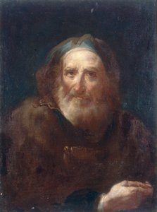 Porträt eines alten Mannes von Bartolomeo Nazzari