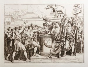 Brutus und Collatinus schwören, die Tarquins zu vertreiben