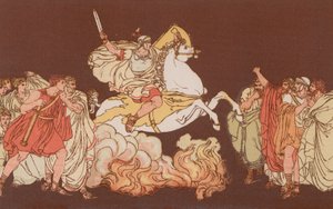 Curtius springt in den Abgrund von Bartolomeo Pinelli