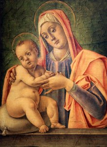 Madonna und Kind, 1490 von Bartolomeo Vivarini