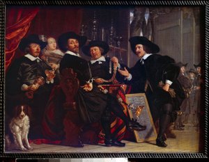 Die Syndici der Armbrustschützen von San Sebastian in Amsterdam von Bartolomeus van der Helst