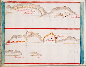 Punta Borrachos, Cabo Pasado und Bahia de Caraquez von Basil Ringrose