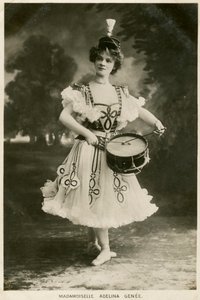 Adelina Genee, dänisch-britische Balletttänzerin, ca. 1906 von Bassano Studio
