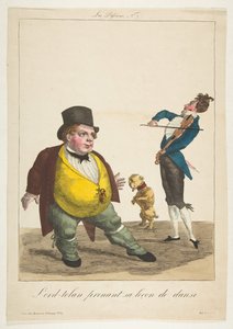 Lord-tolan nimmt seine Tanzstunde, La Passions, Nr. 7, 19. Jahrhundert von Basset