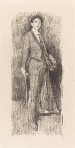 Graf Robert de Montesquiou von Beatrice Godwin Whistler after James McNeill Whislter
