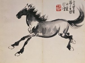 Galoppierendes Pferd