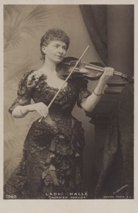 Wilma Neruda, Lady Halle, mährische Geigerin von Belgian Photographer