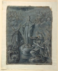 Recto: Krönung der Jungfrau, ca. 1630