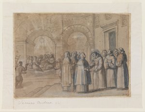 Begegnung der Heiligen Franziskus und Klara