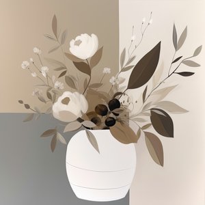 Sanfte neutrale Botanicals