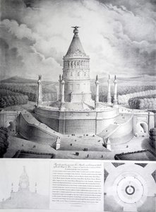 Entwurf eines Grabmals für Napoleon auf den Höhen von Chaillot gegenüber dem Champ de Mars