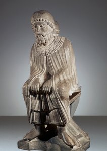 Januar, Statue aus dem Zyklus der Monate, Baptisterium von Parma