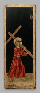 Christus trägt das Kreuz; Christus der Erlöser; die Kreuzigung von Benedetto Bonfigli